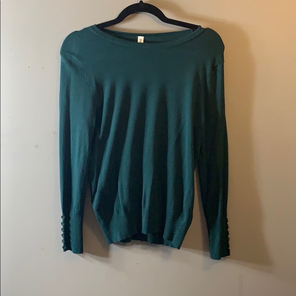 Green sweater